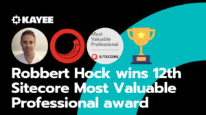 Robbert Hock wins 12th Sitecore Most Valuable Professional award