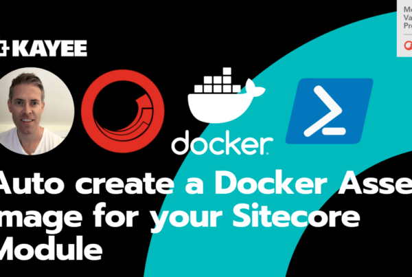 Auto create a Docker Asset Image for your Sitecore Module