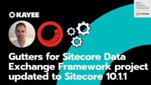 Gutters for Sitecore Data Exchange Framework project updated to Sitecore 10.1.1
