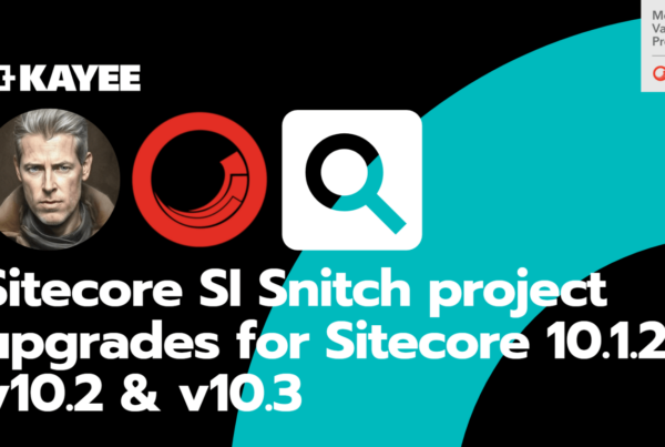 Sitecore SI Snitch project upgrades for Sitecore 10.1.2, v10.2 & v10.3