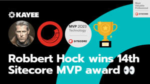 Kayee’s Robbert Hock Wins 14th Sitecore Most Valuable Professional Award
