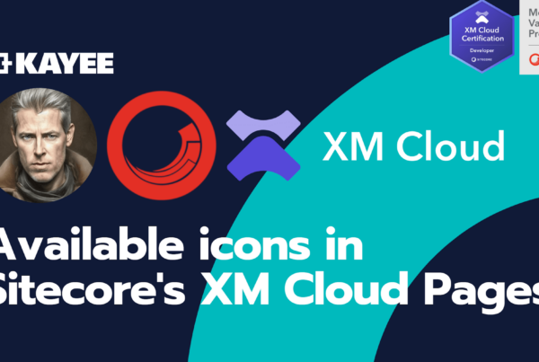 Available icons in Sitecore's XM Cloud Pages