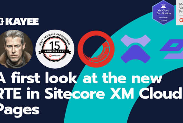 A first look at the new RTE in Sitecore XM Cloud Pages
