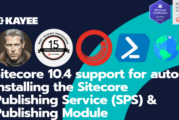 Sitecore 10.4 support for auto-installing the Sitecore Publishing Service (SPS) & Publishing Module