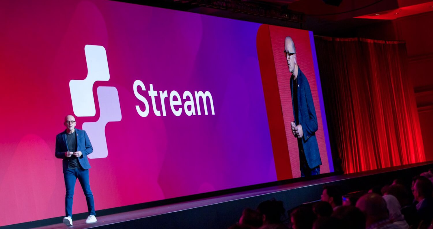 Sitecore CEO Dave O’Flanagan announcing Sitecore Stream