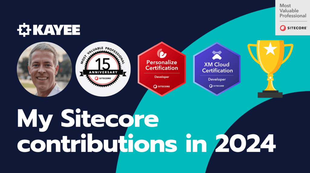 My Sitecore contributions in 2024