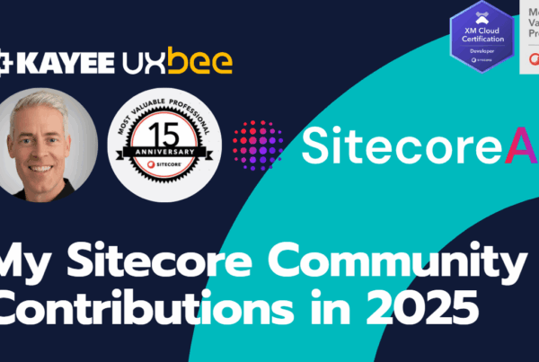 My Sitecore Community Contributions in 2025