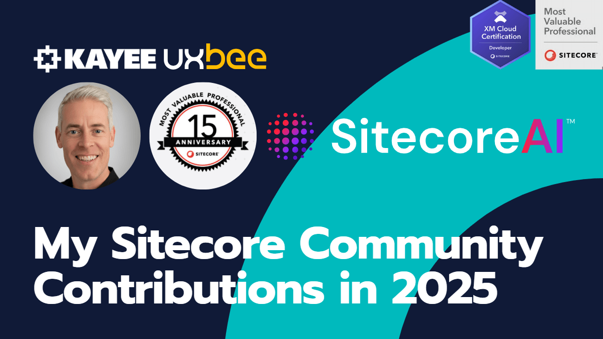 My Sitecore Community Contributions in 2025